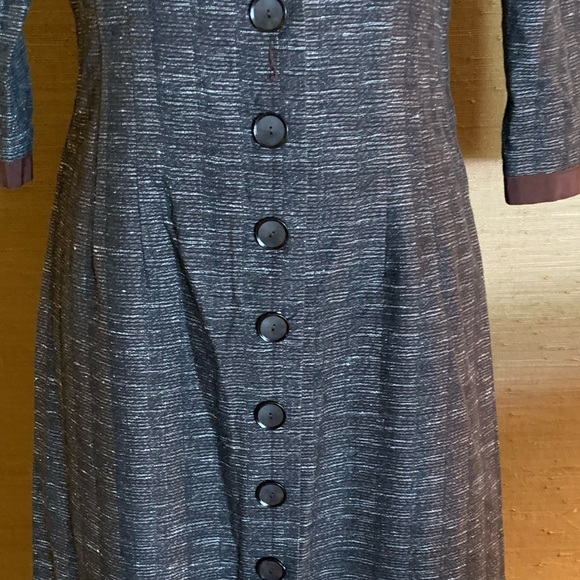 Vintage 1950s George Hess wiggle dress - Picture 5 of 14